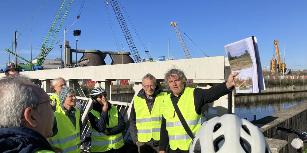 Op fietssafari met Ringland-projectleider Peter Vermeulen. © vja/ringland