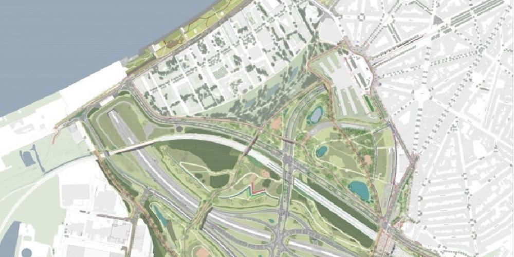 Ontwerp Ringpark Zuid. © Ontwerpteam Ringpark Zuid