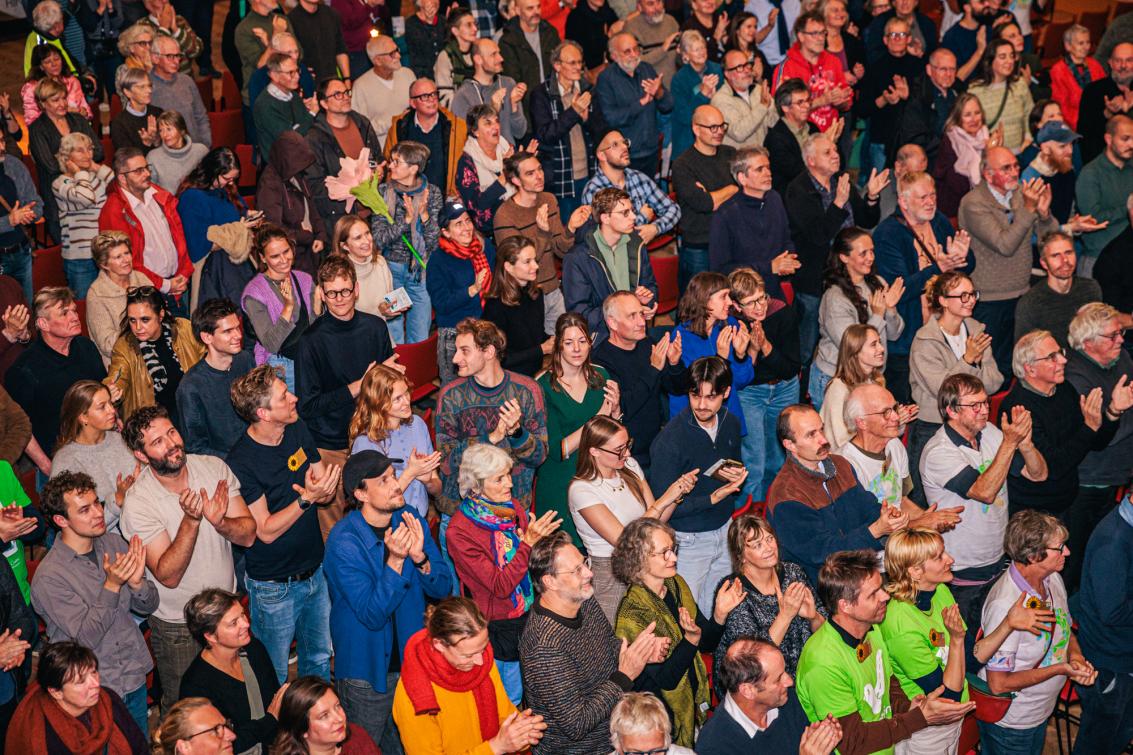 Het publiek in De Roma zag dat het goed was. © Valentin Eyckmans/Ringland