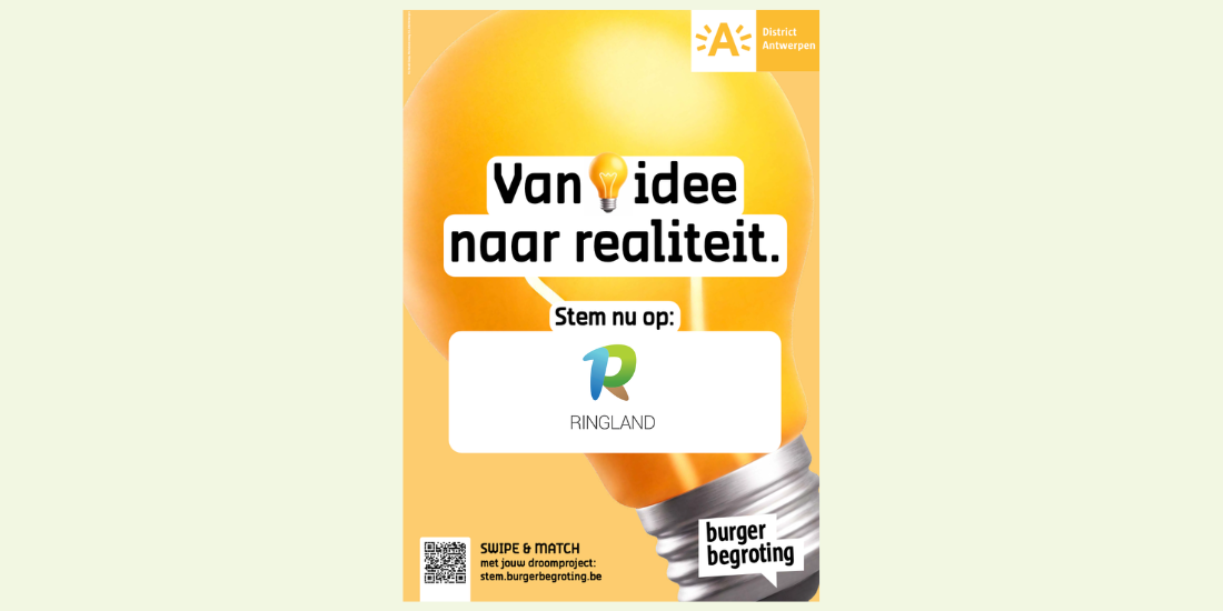 Stem online voor Ringland bij de burgerbegroting.