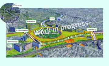 Ontwerp ringpark De Knoop. © Team Intendant