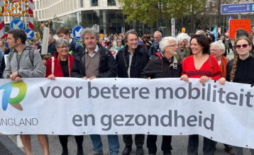 Ringland op de Klimaatmars, oktober 2022.