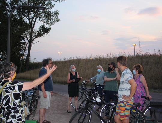 Fietstocht door het toekomstige Ringpark Groene Vesten.