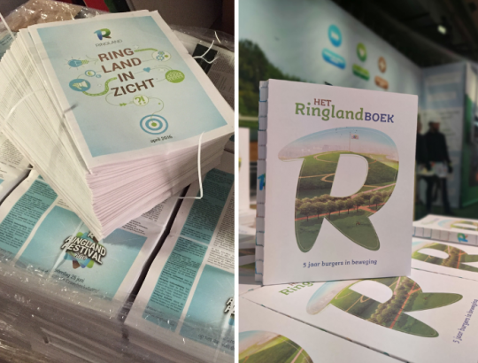 Ringland-kranten en Het Ringland Boek.