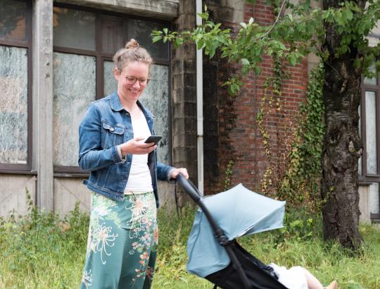 Straatvinken in actie.