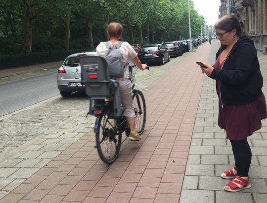 Straatvinken in actie