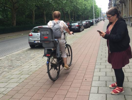 Straatvinken in actie