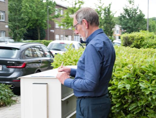 Straatvinken in actie.