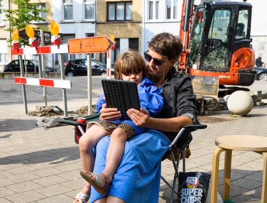 Straatvinken in actie.