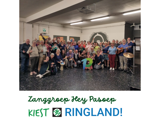 Zanggroep Hey Pasoep kiest Ringland