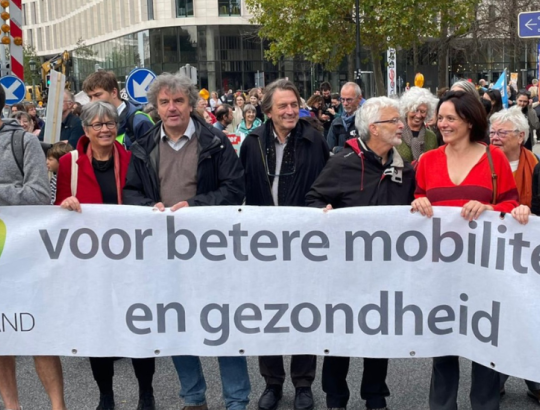 Ringland op de Klimaatmars, oktober 2022.