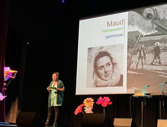 De presentatie was opnieuw in de deskundige handen van Maud Vanhauwaert. © Veerle Janssens/Ringland