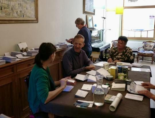 Eveline coördineert het netwerk van Ringland-postbodes. © Ringland