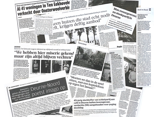 Tegenwoordig kampt de buurt met een negatief imago. 