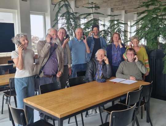 Het telefoon-team van Ringland. © ringland