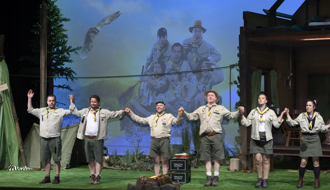 Nieuws: De Scouts Forever Sven De Ridder Company slaat vanaf 5 juli scoutskamp op in Theater Elckerlyc