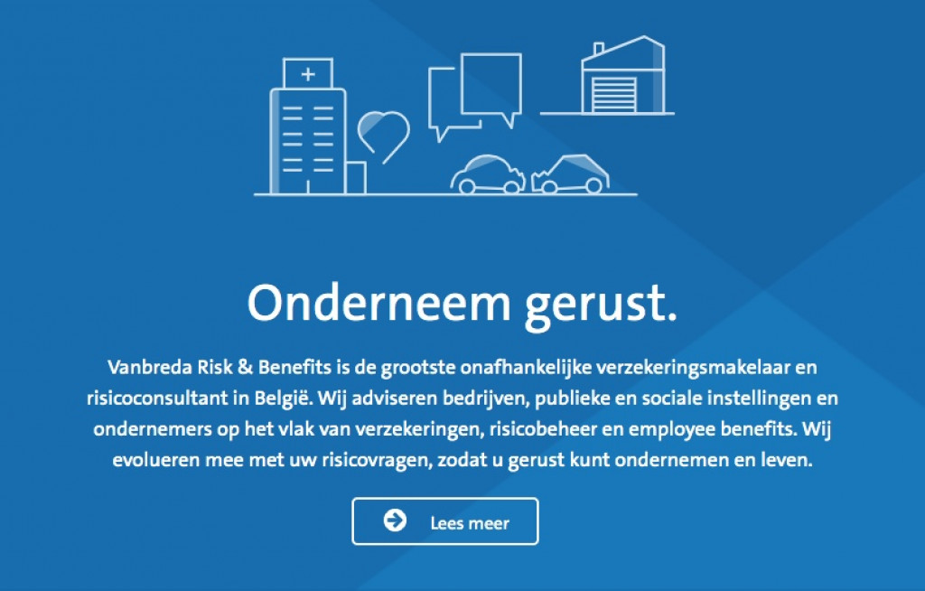 screenshot website VanBreda