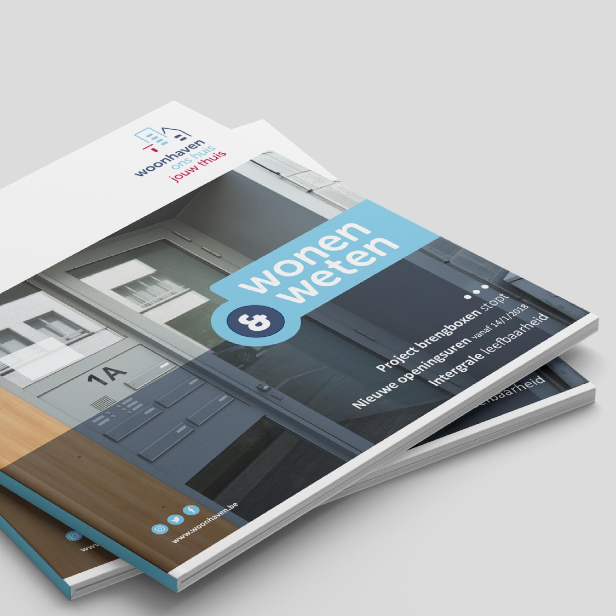 Rebranding Woonhaven: magazine