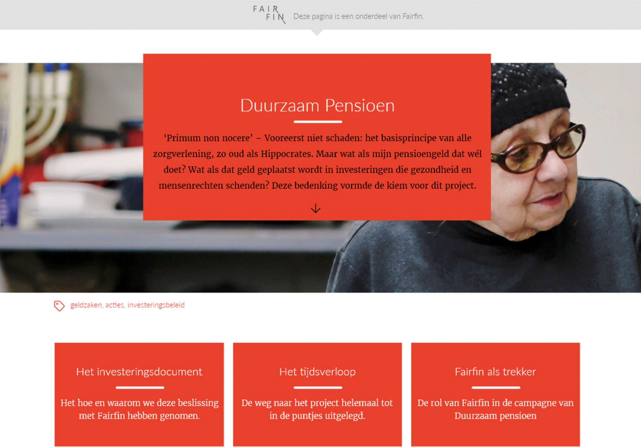 FairFin projectpagina