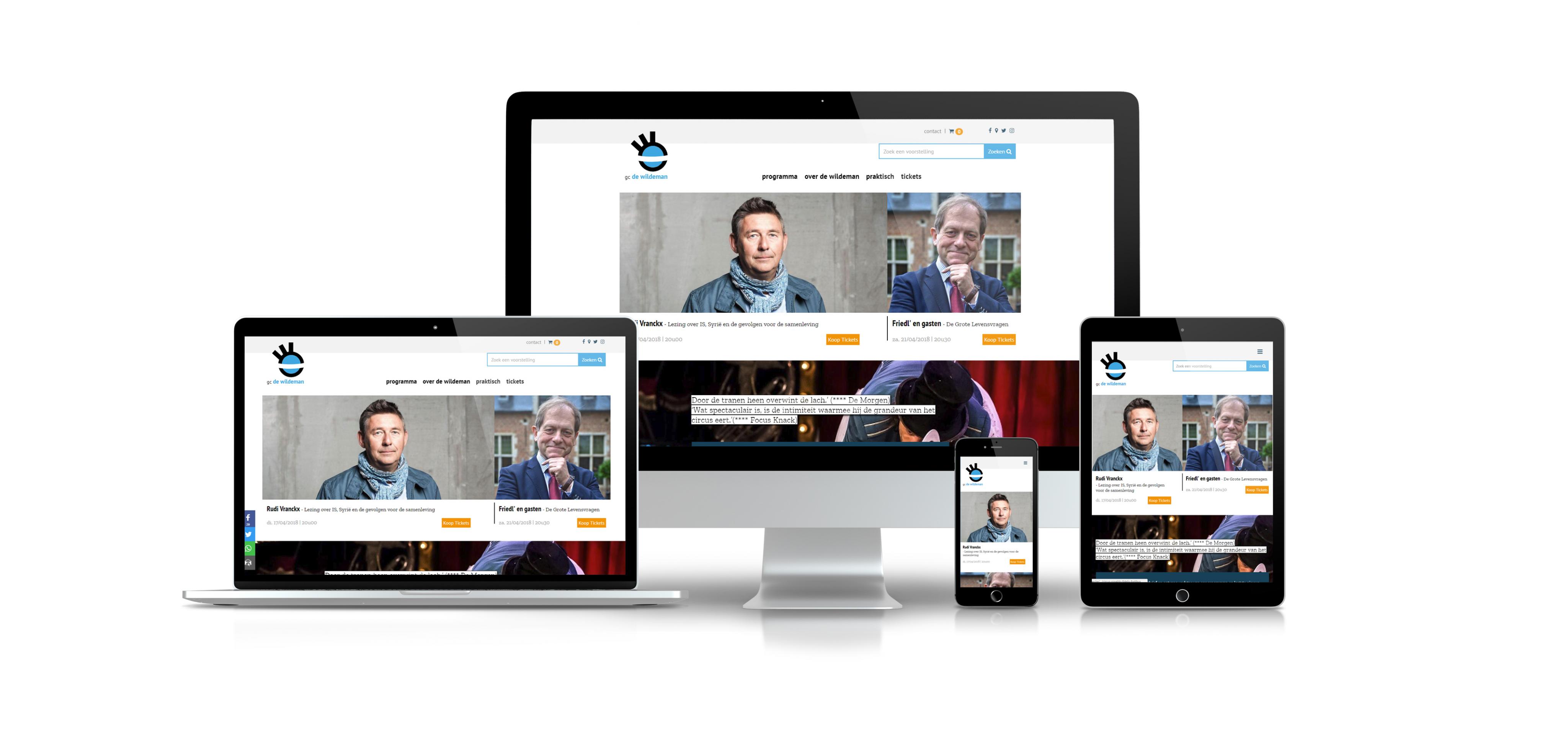 GC de Wildeman - responsieve schermen