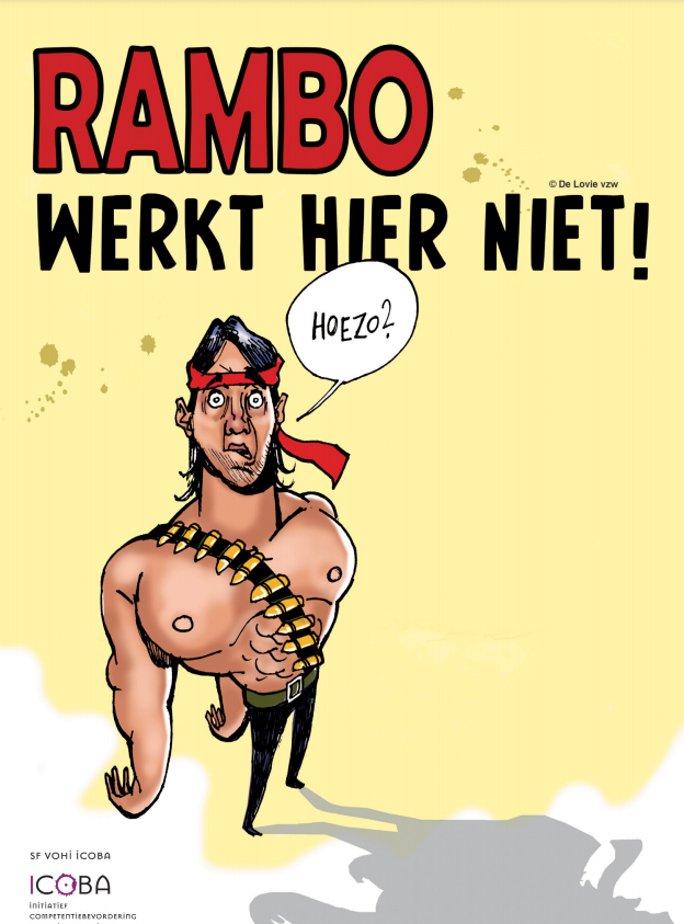 Poster Rambo werkt hier niet