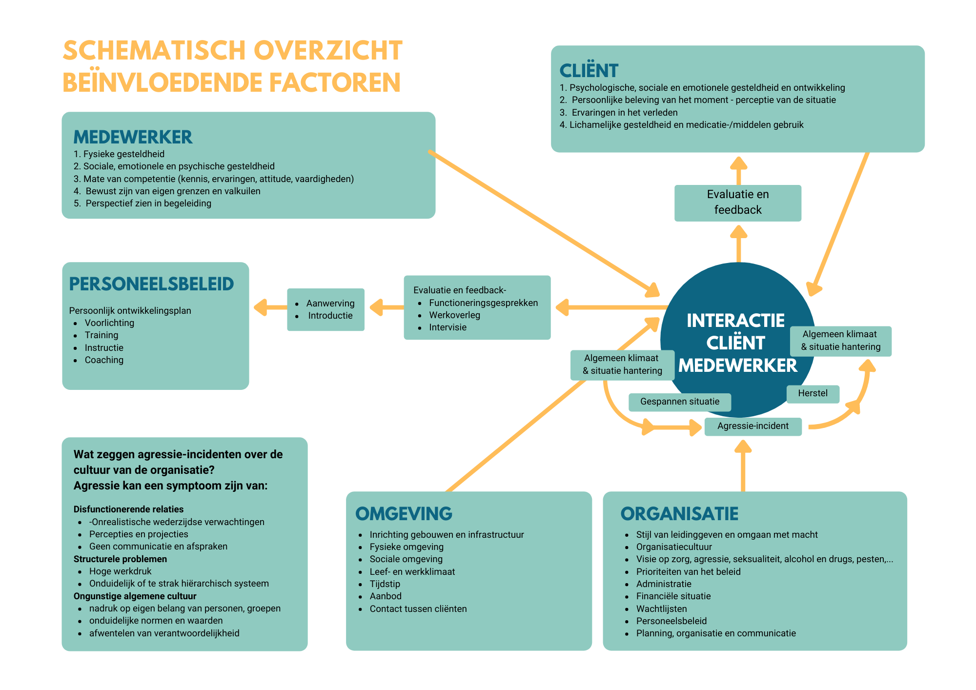 schema overzicht beïnvloedende factoren