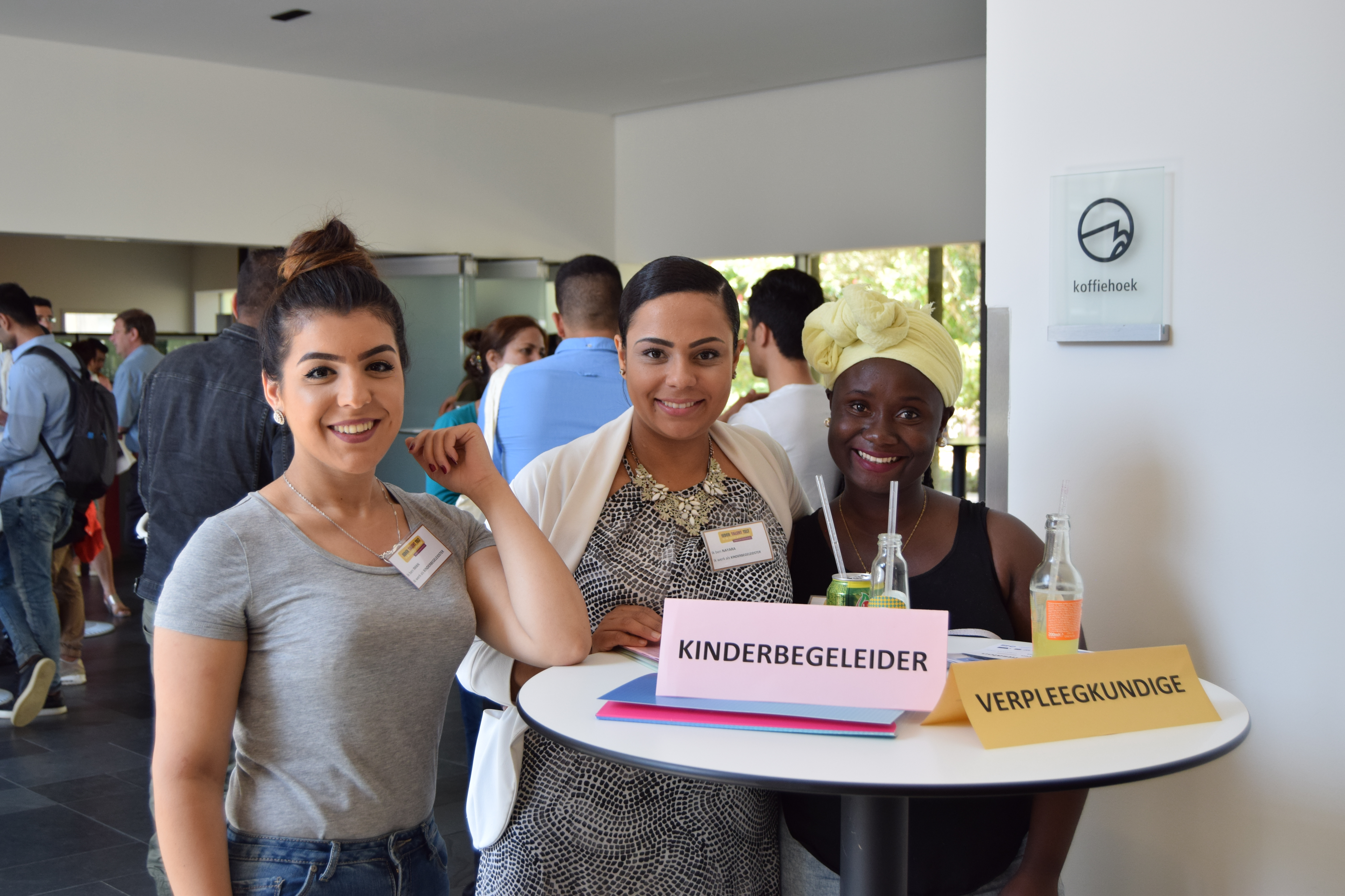Ambassadeurs van het project Ieder talent telt.