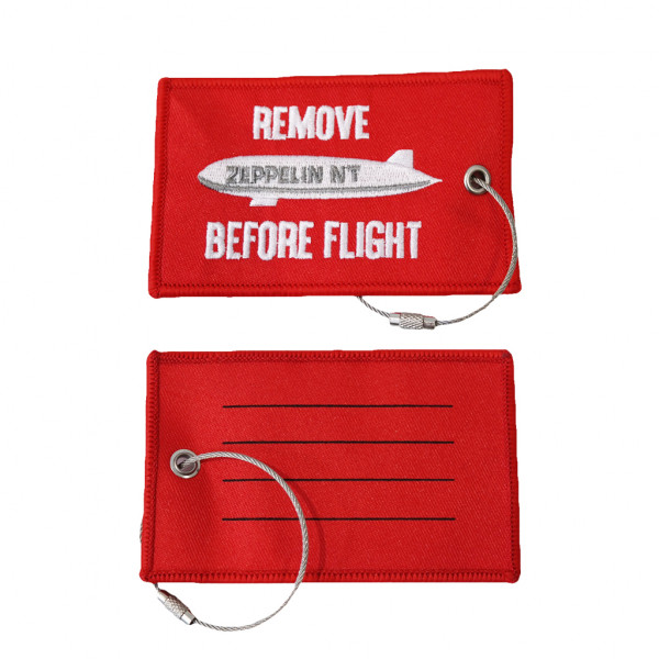 Kofferanhänger "Remove Before Flight"
