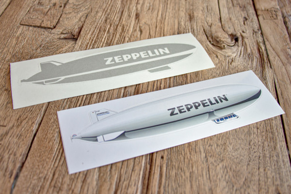 Zeppelin-Aufkleber Set