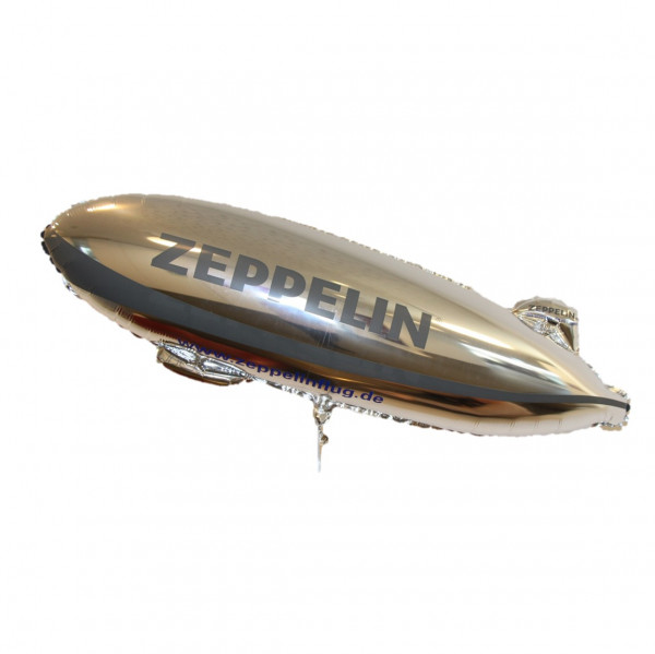 Zeppelin Silberhülle / Folienballon für Helium